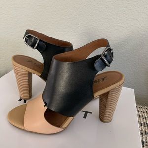 Lucky Brand peep toe heels